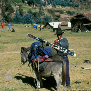 Peruvian ski lift for Nevado Ishinca